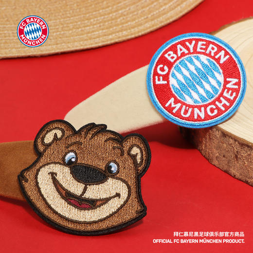 【官方正版】拜仁慕尼黑足球俱乐部丨经典吉祥物伯尼发卡发夹 两枚装 商品图3