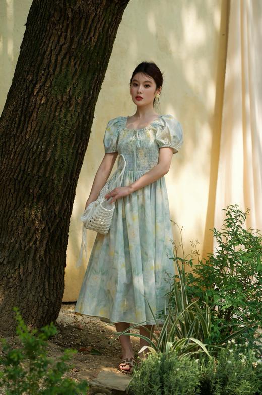 【门店同款】ENJOY夏季“悠然之境”油画系带连衣裙 162253086 商品图11