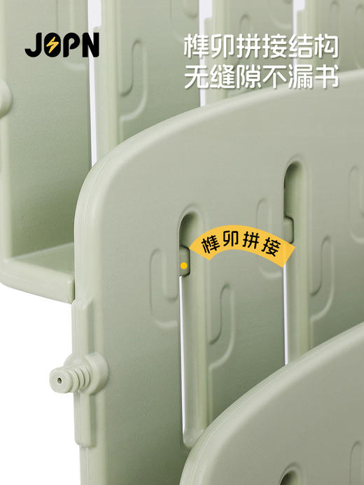JOPN儿童书架  宝宝绘本架幼儿园置物架 玩具收纳架书柜 商品图3
