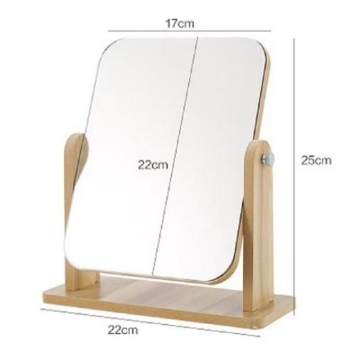 （文创）木制旋转化妆镜220*250mmJS（任亿果） 商品图0