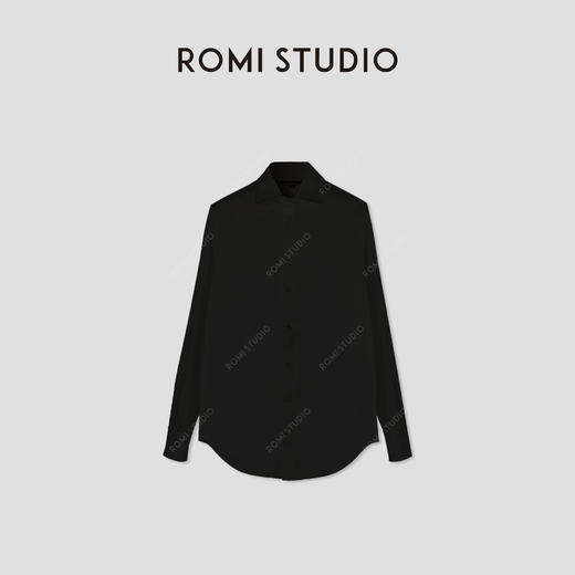ROMI STUDIO【oldmoney系列】经典百搭气质松弛感复古白衬衣T3521 商品图2