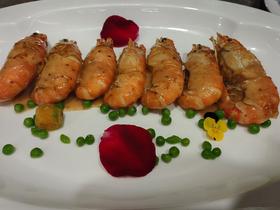 檀岛汁焗脆皮虾（时价）