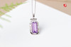 紫水晶香水瓶吊坠，925银镶 商品缩略图3