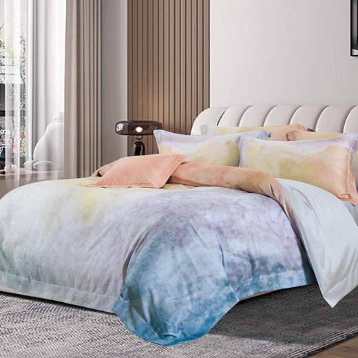 鑫缘 天丝棉数码印花四件套 DXC5418 商品图7