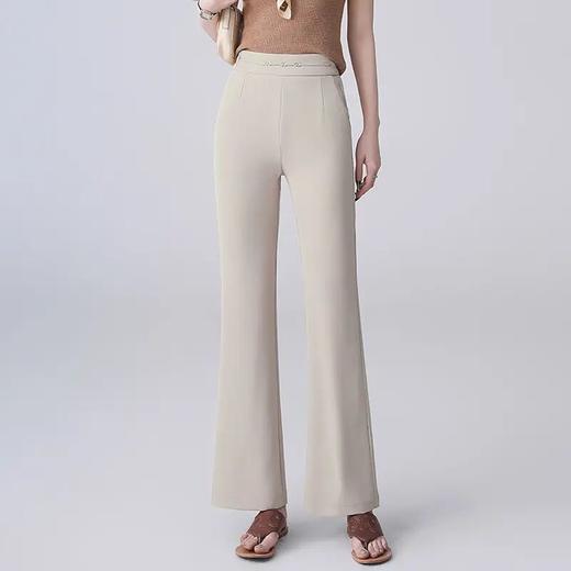 【自】全新升级【铂金会员146/天猫189/差价43】(62057) 洛诗琳气质高腰微喇裤女25韩版时尚优雅垂感轻熟风喇叭裤子 商品图2