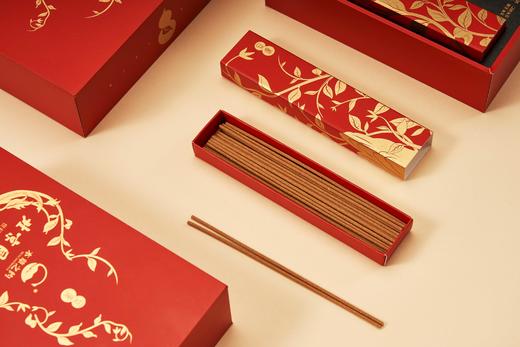 本草之约同仁香礼线香香插檀香沉香熏香家用室内卧室熏香空气燃香礼盒 梅香礼盒 5克 商品图4