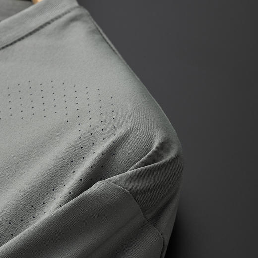 【冰丝无痕】【DDS】大依优型大码男装短袖T恤透气加肥加大大号半袖上衣男士胖子 商品图5