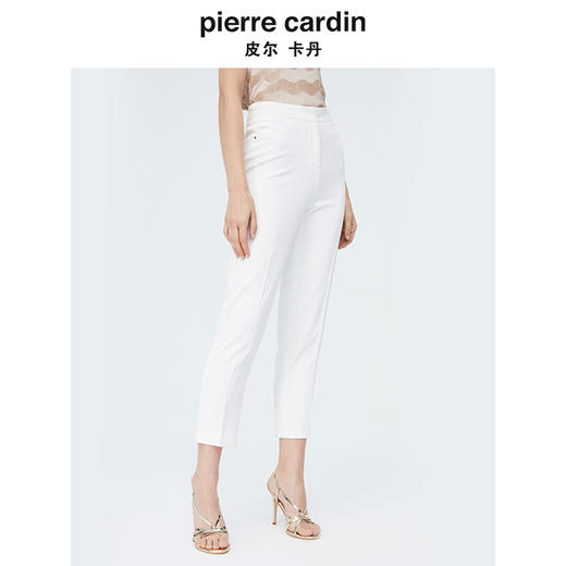 皮尔卡丹女装夏季新款简约干练通勤直筒西裤P4204T4029W0 商品图1