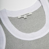 ROMI STUDIO【慵懒趣味】32支2×2密织罗纹撞色灰色吊带背心T3421 商品缩略图1