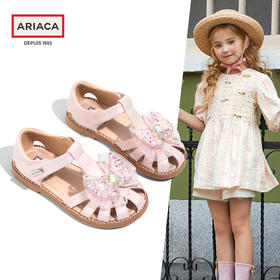 ARIACA艾芮苏女童公主鞋2025夏季新款防滑包头小女孩软底儿童凉鞋8938-5