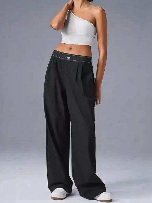 【有货 拍下改价】 ALO 三色 高腰  云朵质地的梭织休闲裤 商品图2