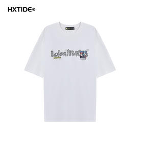 【断码清仓】HX 夏季圆领短袖T恤S102522028101/02