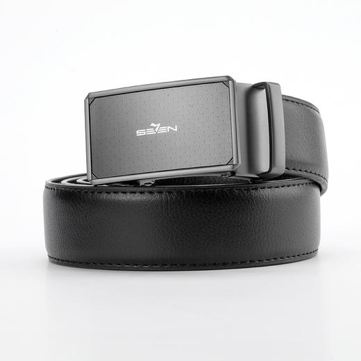 柒牌男装配饰皮带2025年新款年轻人自动扣商务正装百搭西装裤腰带128P70020 商品图2