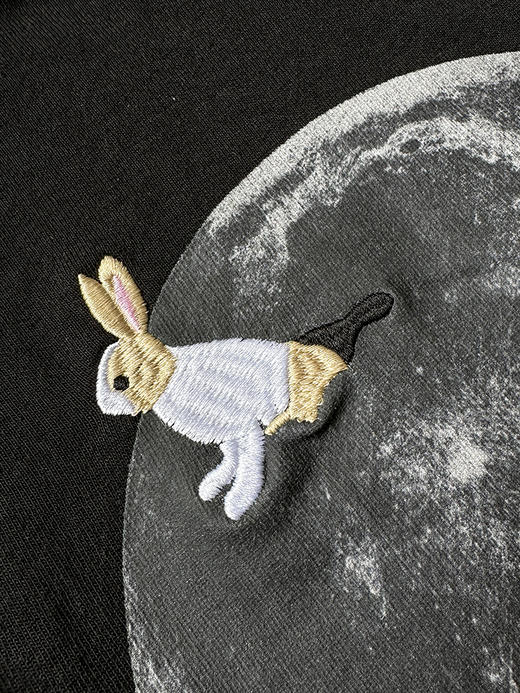 现货 THS-限时 loe家 可可爱爱大月亮短袖T恤 BH2582 商品图3