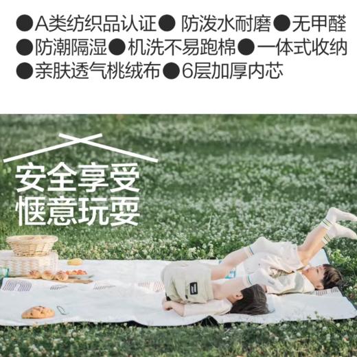 贝易彩虹野餐垫加厚防潮户外野炊野营帐篷垫春游坐垫便携防水垫子 商品图1