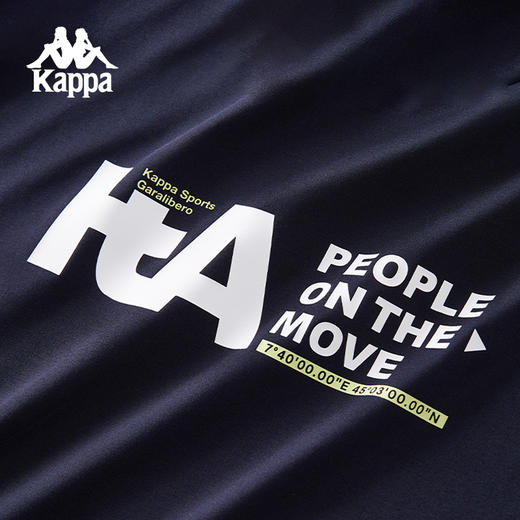 Kappa卡帕背靠背运动短袖t恤男2025新款夏季休闲圆领透气上衣男士K0F32TD44 商品图3