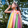 年衣童装女童连衣裙2025夏季新款国风儿童公主糯朵绒绒吊带裙 商品缩略图0