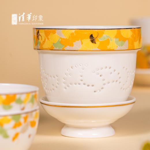 清华文创二校门便携茶具套装（银杏款） 商品图6