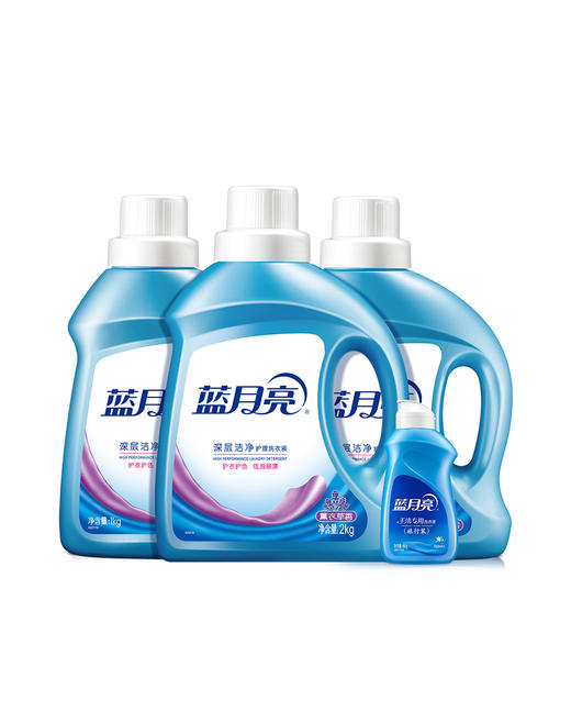 蓝月亮 洗衣液8斤瓶装 薰衣草香 2kg瓶*1+1kg瓶*2+旅行装80g【XPTX】 商品图6
