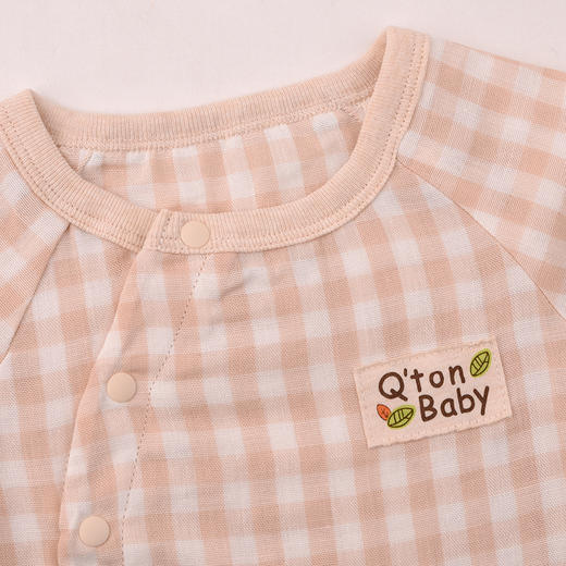 棉果果夏季彩棉纯棉哈衣爬服偏襟连体衣M201720199210 商品图3