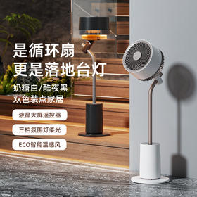 大宇循环扇F30pro家用轻音台立式智能遥控摇头涡轮对流落地扇