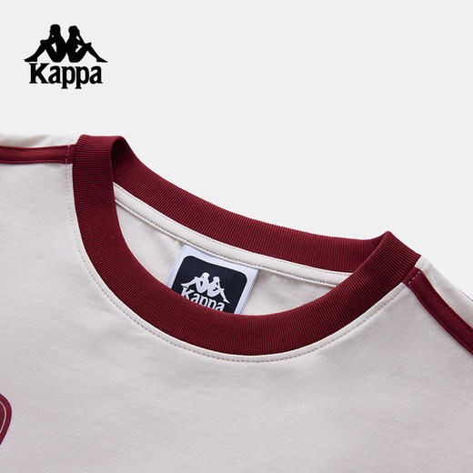 Kappa卡帕背靠背运动t恤女2025夏季新款休闲短袖女士短款透气上衣K0F42TD10 商品图2