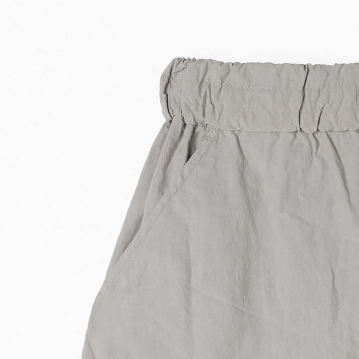 ROMI STUDIO"意式文学"100%甄选匹马棉纸皱感松紧腰短裤 421R5011 商品图2