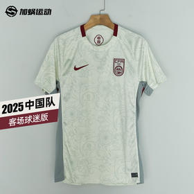 SFS耐克Nike 2025中国队客场球迷版球衣短袖足球服男女FZ9029-020