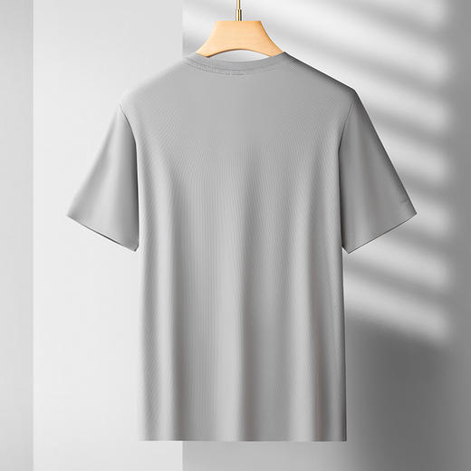 【冰丝无痕】【DDS】大依优型大码男装短袖T恤透气加肥加大大号半袖上衣男士胖子 商品图1