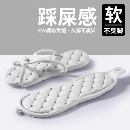 【便携式折叠拖鞋】出差旅行游泳 酒店轻便防滑男 旅游沙滩人字拖凉拖  商品图7