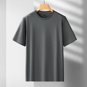 【冰丝无痕】【DDS】大依优型大码男装短袖T恤透气加肥加大大号半袖上衣男士胖子