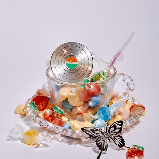 【POPGRIP泡泡骚】银胶唱片 手机粘贴式气囊支架 Backspin旋转系列 玩乐状态 黑胶 银色 音乐 商品图3