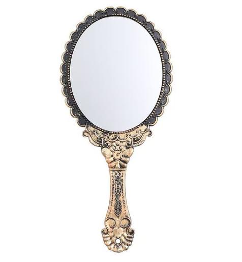 （文创）宫廷风欧式复古雕花化妆镜古铜式JS（任亿果） 商品图0