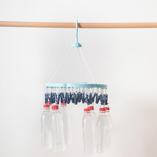 茶花大号长方型晒衣架（24夹）0709 商品图8