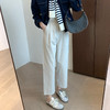 2025复古慵懒新型舒柔棉丝糯柔滑立体明压线高腰哈伦九分裤春款！ 商品缩略图0