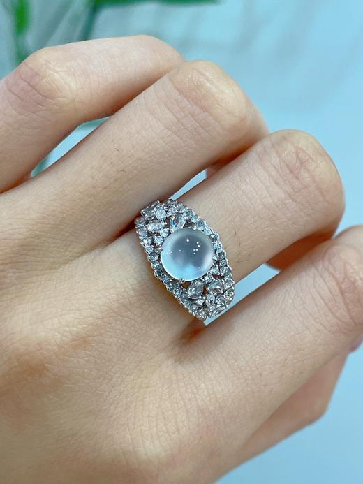 蛋面翡翠戒指 商品图3