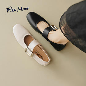 【2025年春夏新款】Reemoor睿慕复古法式玛丽珍鞋女鞋 | 柔软舒适、复古时尚、轻便百搭