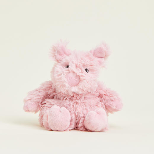 英国warmies 小小粉红猪安抚玩偶公仔送礼毛绒可加热抱枕 商品图1