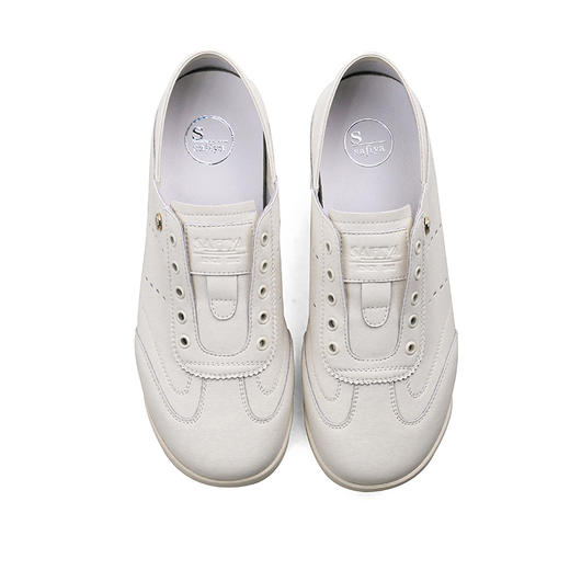 Safiya/索菲娅2025一脚蹬百搭懒人可踩跟透气德训平底休闲阿甘鞋SFD1112402 商品图4