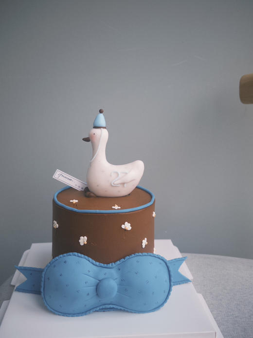 「女孩」超可爱 鸭鸭大鹅过生日 ~ 水果奶油蛋糕 矮一丢丢 商品图0