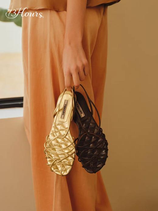 BF楼73hours女鞋碱水结2025夏季新款波嬉风外穿百搭不累脚罗马凉鞋女吊牌价1280 活动价1080 商品图3