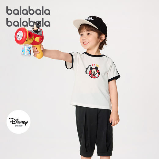 【迪士尼IP】巴拉巴拉童装儿童短袖t恤纯棉上衣宝宝夏装2025新款 商品图1