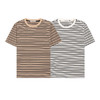 【DMH】大依优型大码条纹短袖T恤男装潮流街头休闲吸汗透气宽松半袖夏装上衣男士 商品缩略图4
