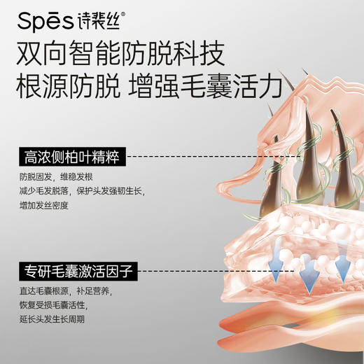 【防脱特证】Spēs诗裴丝防脱精华液80ml 真人实测掉发-59.85%（不与店铺其他活动叠加） 商品图1