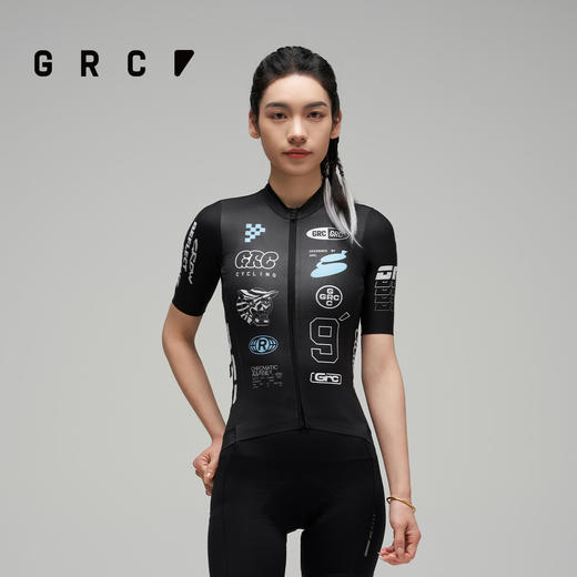 GRC桀骜无尽春夏新款CMYK锋芒疾行短袖上衣公路车自行车骑行服女 商品图4