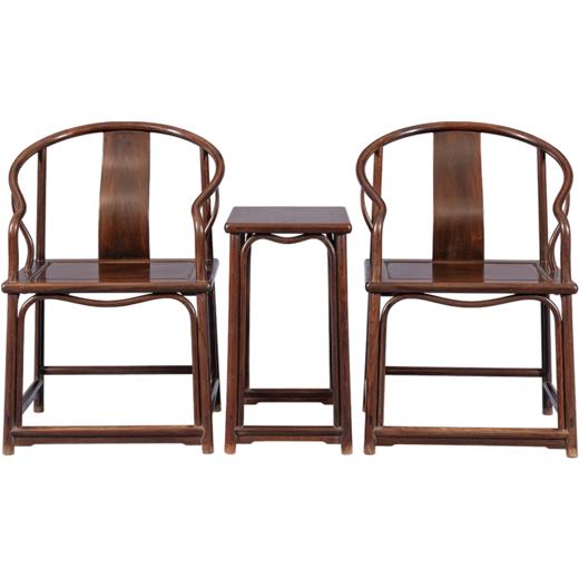 二十世纪 红木圈椅成套（两椅一几） 商品图5