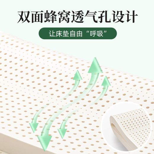 泰嗨TAIHI泰国原产进口天然乳胶床垫 乳胶含量高达93% 商品图3