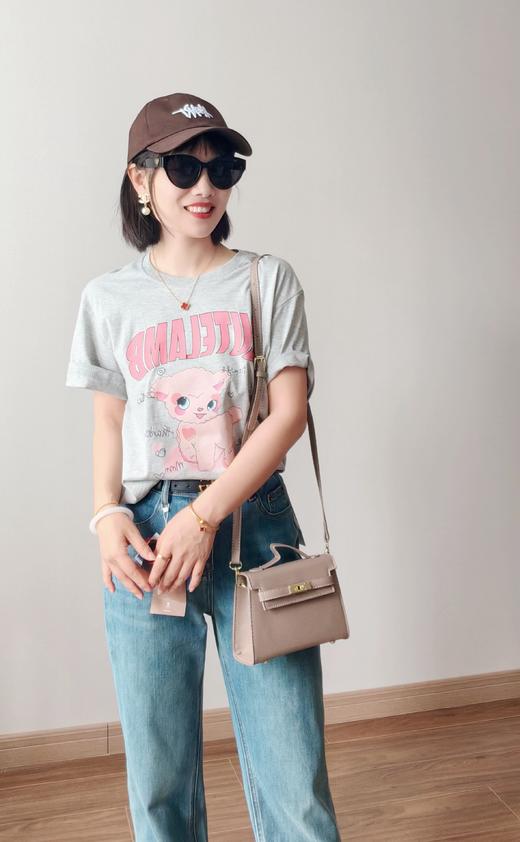 宠萌爱心羊咩咩棉T恤 商品图1