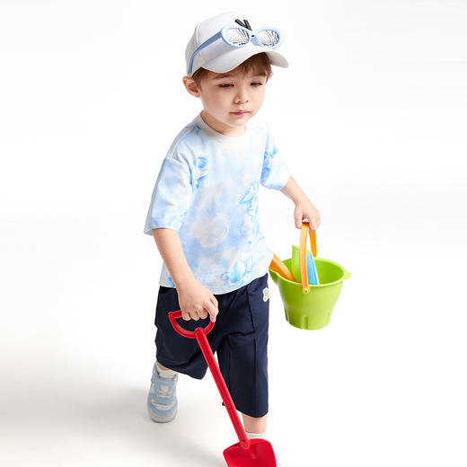 【实体店同款】男童圆领短袖针织衫夏季新款安奈儿童装XB521618 商品图5