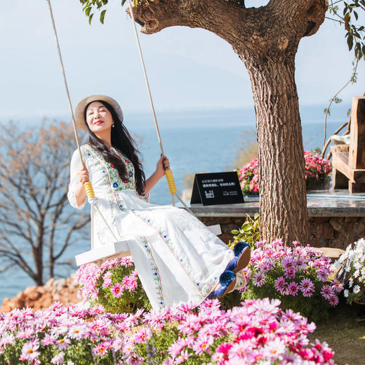 【林栖设计小店】【现货】婴儿棉亲子款连衣裙墨西哥刺绣宽松2025夏季新品童装连衣裙女1952059 商品图4